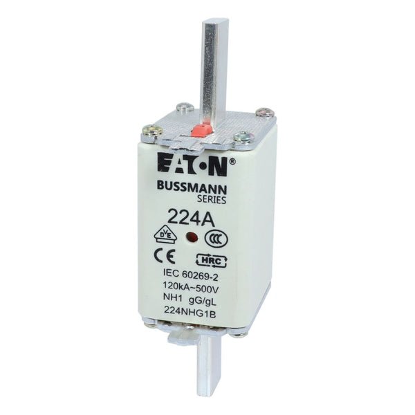 Eaton Bussmann 224NHG1B-690 224A 690V AC Class gG/gL NH HRC Industrial Fuse