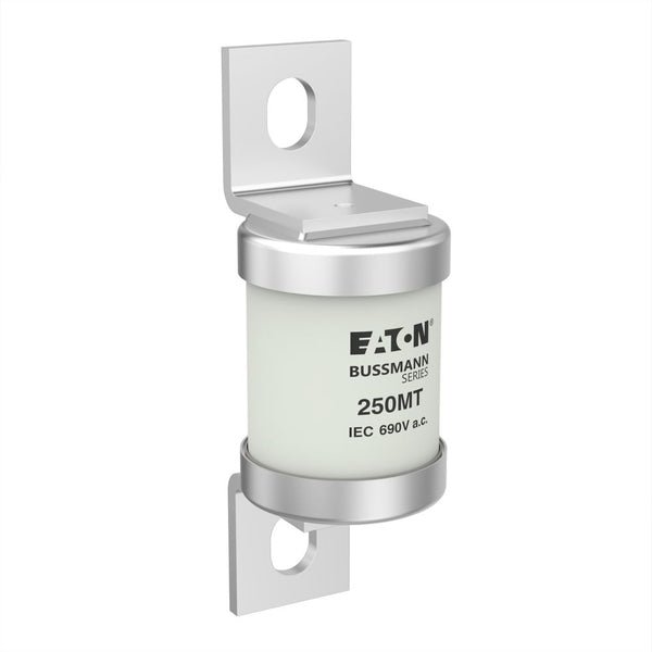 Eaton Bussmann 250MT 250A 690V AC / 350V DC (IEC); 700V AC (UL) Class aR BS88 High-Speed Semiconductor Fuse