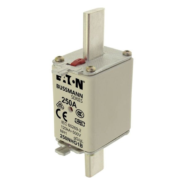 Eaton Bussmann 250NHG1B-690 250A 690V AC Class gG/gL NH HRC Industrial Fuse
