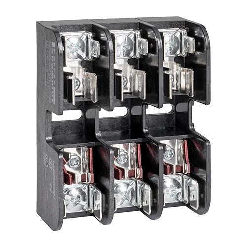 Mersen 30353R 30A 600VAC/600VDC 30A 3-pole Class CC fuse block