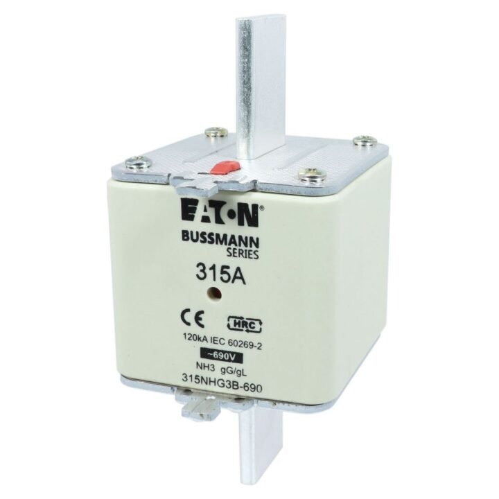 Eaton Bussmann 315NHG3B-690 315A 690V AC fusible industrial NH HRC Clase gG/gL