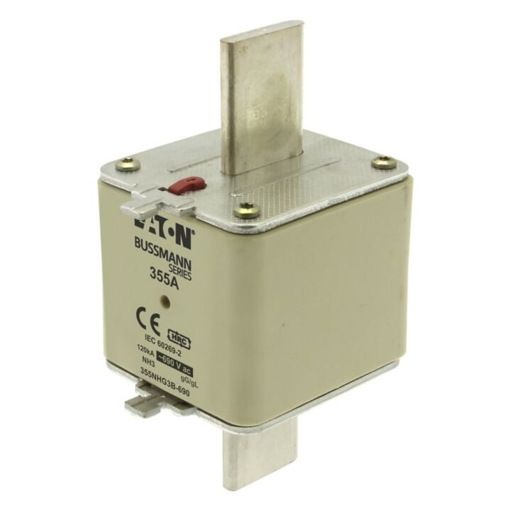 Eaton Bussmann 355NHG3B-690 355A 690V AC fusible industrial NH HRC Clase gG/gL