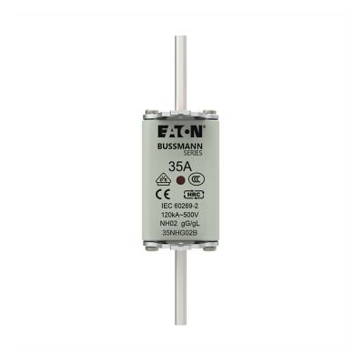 Eaton Bussmann 35NHG02B 35A 500V AC промышленный предохранитель NH HRC класса gG/gL