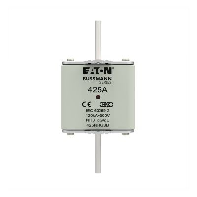 Eaton Bussmann 425NHG3B 425A 500V AC fusible industrial NH HRC Clase gG/gL
