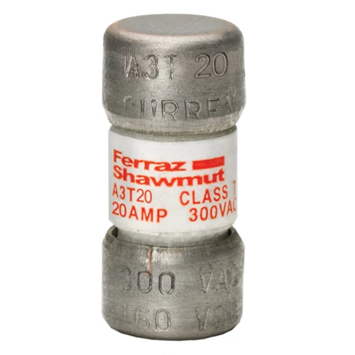 Mersen A3T20 20A 300VAC/160VDC Class T Fast-Acting Fuse