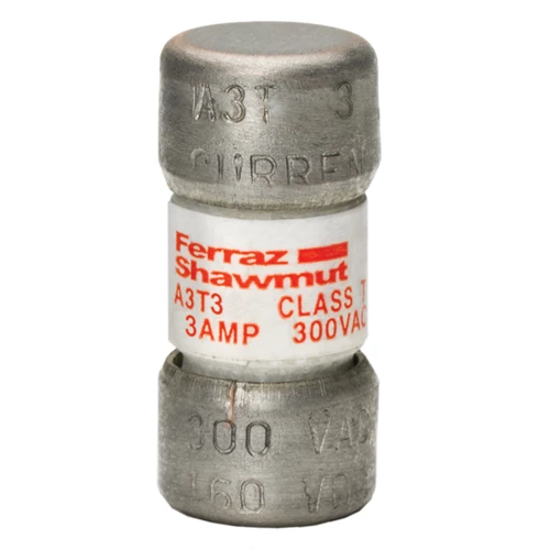Mersen A3T3 3A 300VAC/160VDC Class T Fast-Acting Fuse