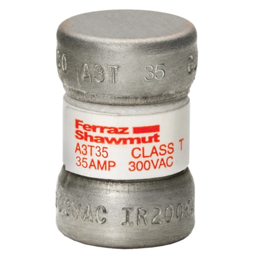 Mersen A3T35 35A 300VAC/160VDC Class T Fast-Acting Fuse