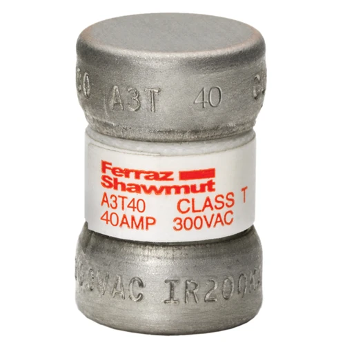 Mersen A3T40 40A 300VAC/160VDC Class T Fast-Acting Fuse