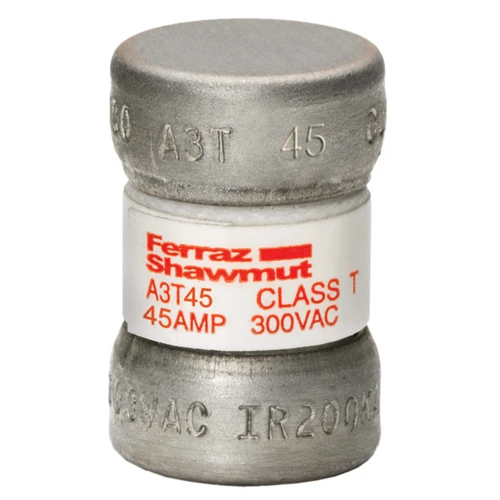 Mersen A3T45 45A 300VAC/160VDC Class T Fast-Acting Fuse