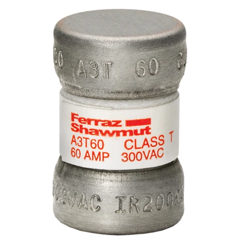 Mersen A3T60 60A 300VAC/160VDC Class T Fast-Acting Fuse