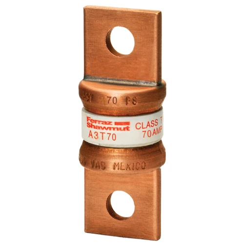 Mersen A3T70 70A 300VAC/160VDC Class T Fast-Acting Fuse
