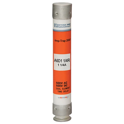 Mersen A6D1-1/4R 1.25A 600VAC/600VDC Class RK1 Time-Delay Fuse