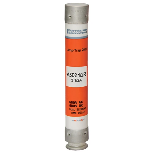 Mersen A6D2-1/2R 2.5A 600VAC/600VDC Class RK1 Time-Delay Fuse