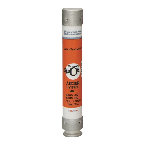 Mersen A6D20R 20A 600VAC/600VDC Class RK1 Time-Delay Fuse