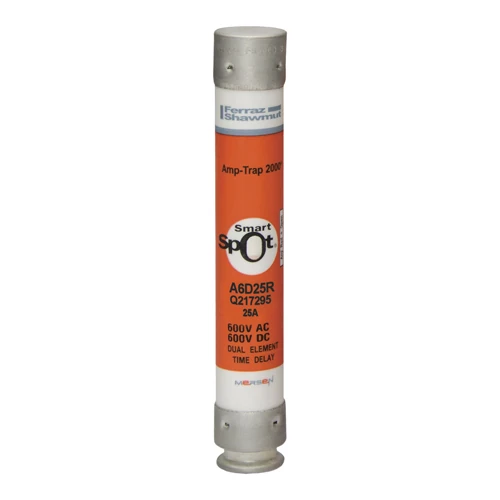 Mersen A6D25R 25A 600VAC/600VDC Class RK1 Time-Delay Fuse