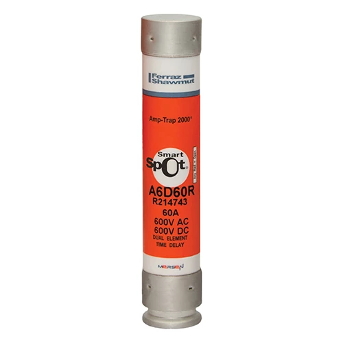 Mersen A6D60R 60A 600VAC/600VDC Class RK1 Time-Delay Fuse