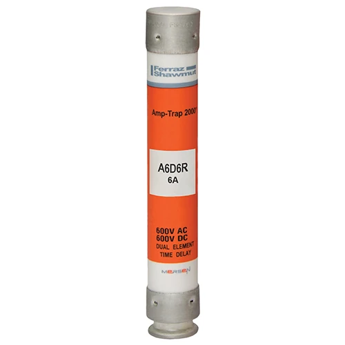 Mersen A6D6R 6A 600VAC/600VDC Class RK1 Time-Delay Fuse
