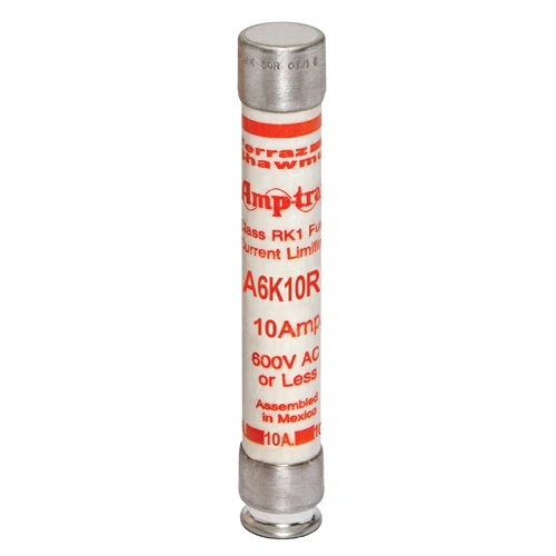 Mersen A6K10R 10A Class RK1 fast-acting current-limiting fuse