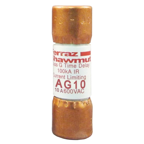 Mersen AG10 10A 600V Class G Time-Delay Fuse