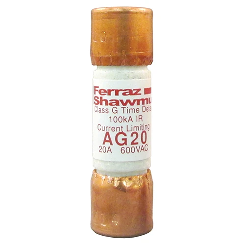 Mersen AG20 20A 600V Class G Time-Delay Fuse