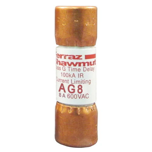 Mersen AG8 8A 600V Class G Time-Delay Fuse