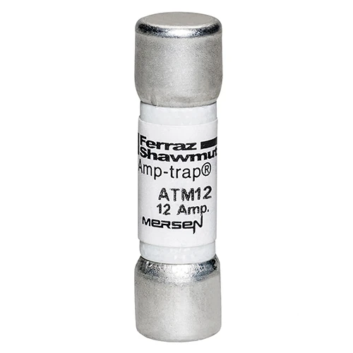 Mersen ATM12 12A 600V Midget Fast-Acting Fuse