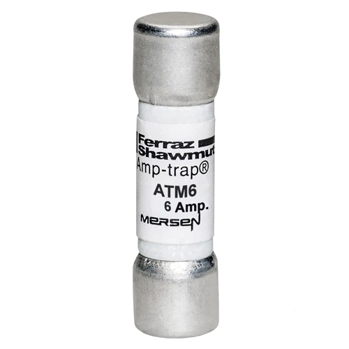 Mersen ATM6 6A 600V Midget Fast-Acting Fuse