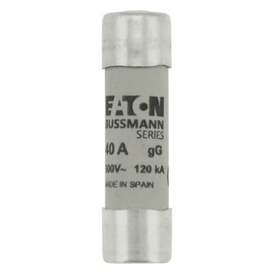 Eaton Bussmann C14G40S 40A 500V AC класс gG 14x51mm цилиндрический предохранитель IEC с бойком