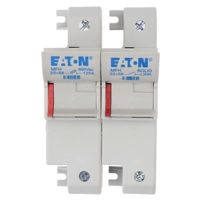 Eaton Bussmann CH221DNU 125A 690V AC / 1000V DC IEC; 700V AC UL 22x58mm Holder 22x58mm Modular Fuse Holder