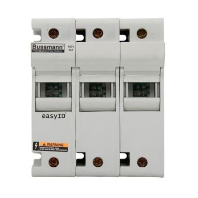 Eaton Bussmann CH30J3I 30A 600V AC Class J Class J DIN-Rail Fuse Holder