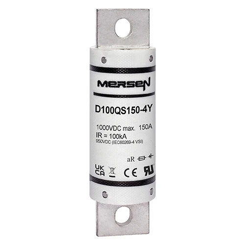 Mersen D100QS150-4Y 150A DC aR High-Speed Fuse