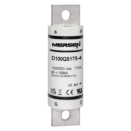 Mersen D100QS175-4 175A DC aR High-Speed Fuse