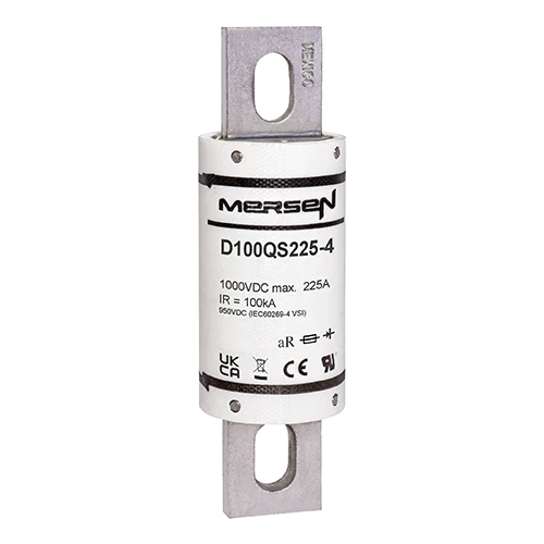 Mersen D100QS225-4 225A DC aR High-Speed Fuse