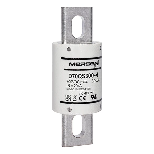 Mersen D70QS300-4 300A DC aR High-Speed Fuse