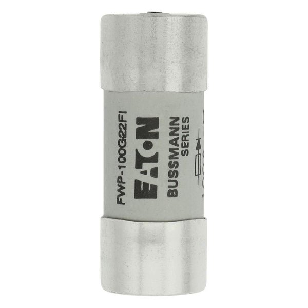 Eaton Bussmann FWP-100G22FI 100A 690V AC / 500V DC Class gR 22x58mm gR High-Speed Ferrule Fuse with Striker