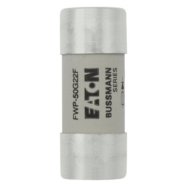Eaton Bussmann FWP-50G22F 50A 690V AC / 500V DC Class gR 22x58mm gR High-Speed Ferrule Fuse