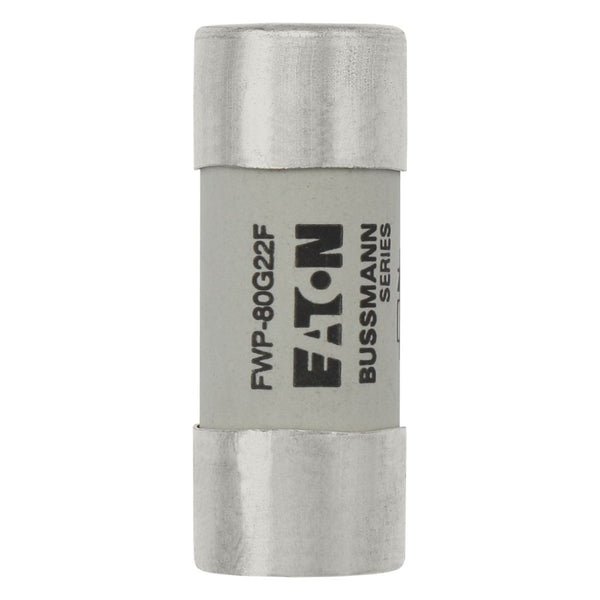 Eaton Bussmann FWP-80G22F 80A 690V AC / 500V DC Class gR 22x58mm gR High-Speed Ferrule Fuse