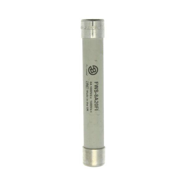 Eaton Bussmann FWS-8A20FI 8A 2000V AC / 1000V DC Class gG 20x127mm High-Speed Ferrule Fuse with Indicator