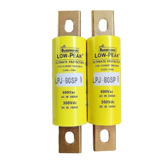 Bussmann LPJ-80SP 600V AC / 300V DC 80A LPJ Fuse