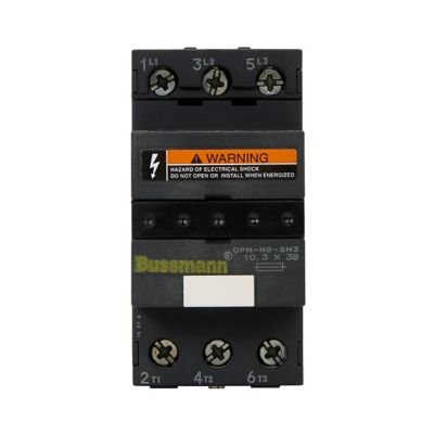 Eaton Bussmann OPM-NG-SM3 32A 600V UL/CSA / 690V IEC 10×38mm UL/IEC 3-Pole Overcurrent Protection Module