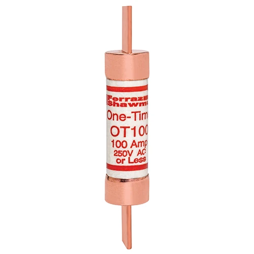 Mersen OT100 100A Class K5 fast-acting one-time fuse