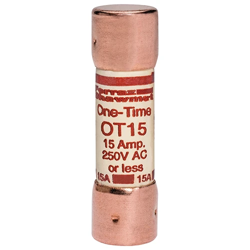 Mersen OT15 15A Class K5 fast-acting one-time fuse