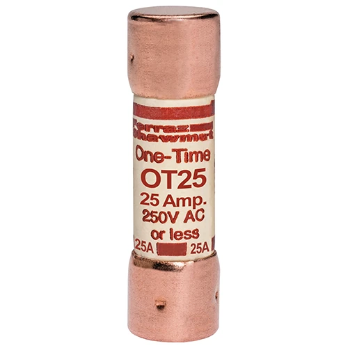 Mersen OT25 25A Class K5 fast-acting one-time fuse