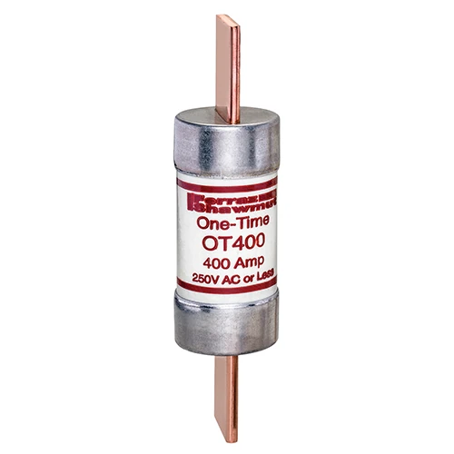 Mersen OT400 400A Class K5 fast-acting one-time fuse