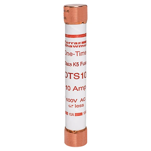 Mersen OTS10 10A 600VAC/300VDC Class K5 Fast-Acting Fuse