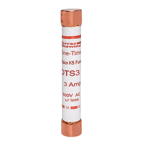 Mersen OTS3 3A 600VAC/300VDC Class K5 Fast-Acting Fuse