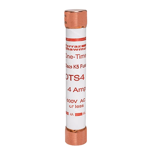 Mersen OTS4 4A 600VAC/300VDC Class K5 Fast-Acting Fuse
