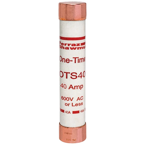 Mersen OTS40 40A 600VAC/300VDC Class K5 Fast-Acting Fuse