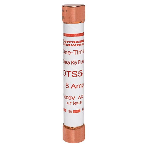 Mersen OTS5 5A 600VAC/300VDC Class K5 Fast-Acting Fuse