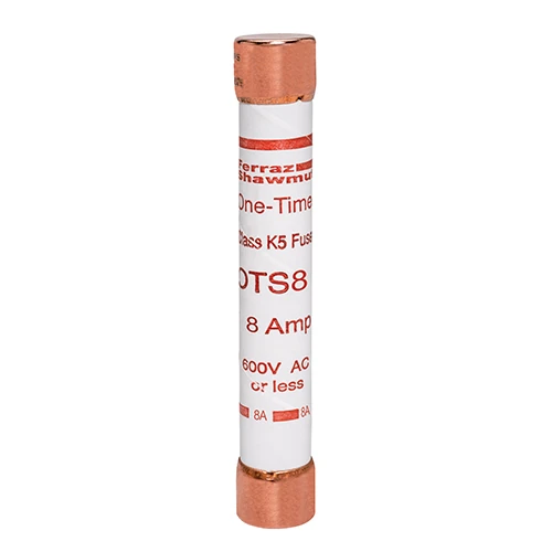 Mersen OTS8 8A 600VAC/300VDC Class K5 Fast-Acting Fuse